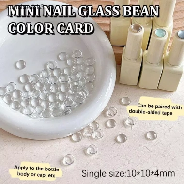 Kính tròn 40 chiếc SR Beauty – Đầu flat, board tròn, dụng cụ salon làm móng tay, giá 47.520₫