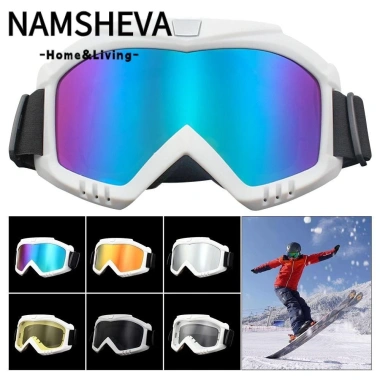 Kính trượt tuyết NAMSHEVA bảo vệ khung, ống kính chống gió, bụi, phù hợp mùa đông cho Moto và xe đạp