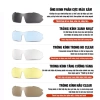 Kính xe đạp thể thao phân cực UV, chống bụi, gọng fullbox cận, bộ 5 tròng - 85.000₫ 3