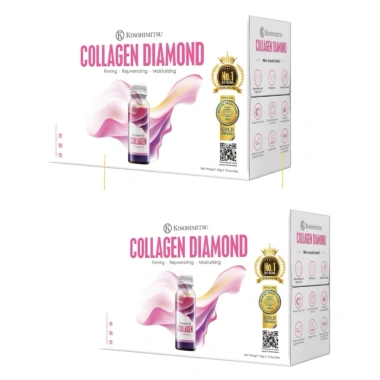 Kinohimitsu Collagen Diamond 5.300mg - Nước uống đẹp da, giảm giá 20% chỉ 859.000₫ 5