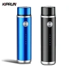 Kiprun Mini USB Sạc Máy Cạo Râu Thép Không Gỉ 3D Dao Nổi Giặt Được Du Lịch