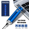 Kiprun Mini USB Sạc Máy Cạo Râu Thép Không Gỉ 3D Dao Nổi Giặt Được Du Lịch 5