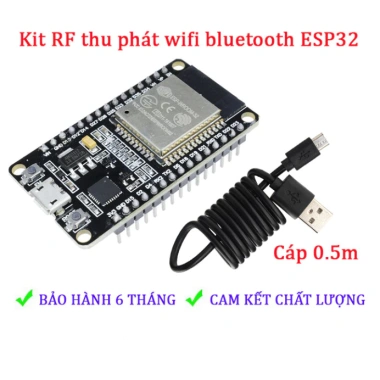 Kit ESP32 WiFi Bluetooth 30 Chân CH340 CP2.102 Giá chỉ 47.000 VND Đầy đủ module IoT 2