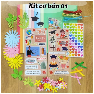 Kit thiệp tự trang trí 8/3 - 20/10, 10 phôi thiệp trơn, giá ưu đãi 120.000₫ 3 Kit thiệp tự trang trí 8/3 - 20/10, 10 phôi thiệp trơn, giá ưu đãi 120.000₫ 3