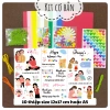Kit thiệp tự trang trí 8/3 - 20/10, 10 phôi thiệp trơn, giá ưu đãi 120.000₫ 10