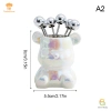 Kittenbaby 6 chiếc nĩa tráng miệng thép không gỉ, lọ bảo quản gấu dễ thương, giá chỉ 54.010đ, cho tiệc trái cây dưa hấu 7