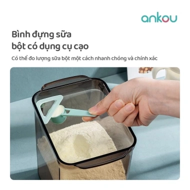 Kiumo Ankou Hộp Đựng Sữa Bột 1.700ml/2.300ml Chống Ẩm Hút Chân Không + Sticker - Giá 162.000đ 8 Kiumo Ankou Hộp Đựng Sữa Bột 1.700ml/2.300ml Chống Ẩm Hút Chân Không + Sticker - Giá 162.000đ 8