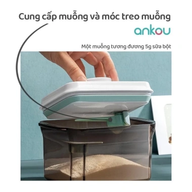 Kiumo Ankou Hộp Đựng Sữa Bột 1.700ml/2.300ml Chống Ẩm Hút Chân Không + Sticker - Giá 162.000đ 9 Kiumo Ankou Hộp Đựng Sữa Bột 1.700ml/2.300ml Chống Ẩm Hút Chân Không + Sticker - Giá 162.000đ 9