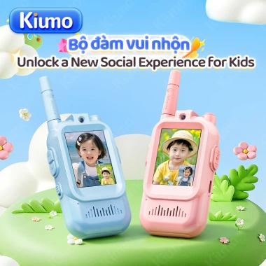 Kiumo Bộ Đàm Thoại Video Trẻ Em Gọi Video 2 Chiều Không Cần SIM - Dễ Dùng