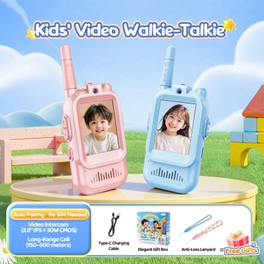 Kiumo Bộ Đàm Thoại Video Trẻ Em Gọi Video 2 Chiều Không Cần SIM - Dễ Dùng