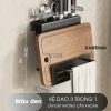 KIVA Kệ đa năng treo tường đựng dao thớt, đũa, muỗng thìa, thép carbon, lắp 2 cách - 225.000 VND 9