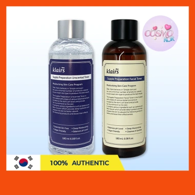 Klairs Supple Preparation Toner 180ml Không Mùi - Dưỡng ẩm, Cân bằng pH, Giá ưu đãi 377.300₫