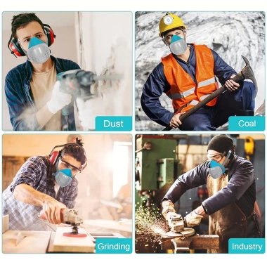 KN95 Mặt Nạ Phòng Độc – Bảo Hộ Lao Động, Phun Sơn, Chống Hóa Chất, Giá 28.000 VNĐ 9