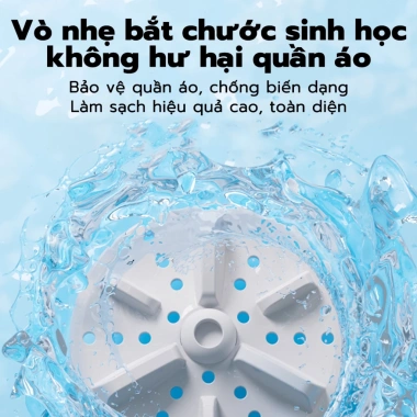 KOKIRA máy giặt mini 2L cho bé kháng khuẩn 99% IPX5 giặt đồ lót 390k