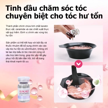 KOKIRA Thuốc Nhuộm Tóc Màu Đỏ Rượu Vang 45 - Không Tẩy, Giảm Giá 89.000đ