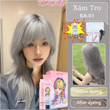 KOKIRA Thuốc Nhuộm Tóc Màu Đỏ Rượu Vang 45 - Không Tẩy, Giảm Giá 89.000đ 10 KOKIRA Thuốc Nhuộm Tóc Màu Đỏ Rượu Vang 45 - Không Tẩy, Giảm Giá 89.000đ 10