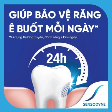 KOL x Sensodyne - Bộ 3 kem đánh răng Repair & Protect Deep Repair 100g, phục hồi sâu, bảo vệ răng, giảm còn 291,060₫
