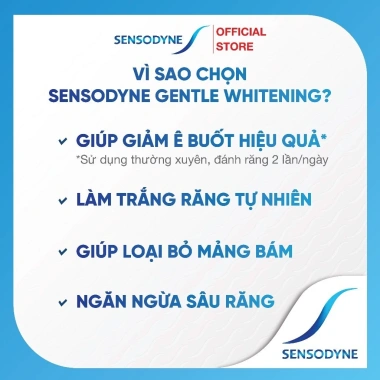 KOL x Sensodyne - Bộ 3 kem đánh răng Repair & Protect Deep Repair 100g, phục hồi sâu, bảo vệ răng, giảm còn 291,060₫ 6 KOL x Sensodyne - Bộ 3 kem đánh răng Repair & Protect Deep Repair 100g, phục hồi sâu, bảo vệ răng, giảm còn 291,060₫ 6