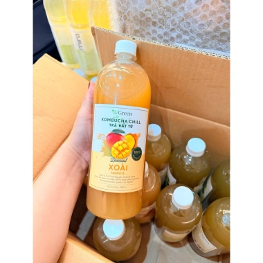 Kombucha Chill 1.000ml - Trà lên men tự nhiên, hương hoa quả tươi, giảm giá 149.000đ