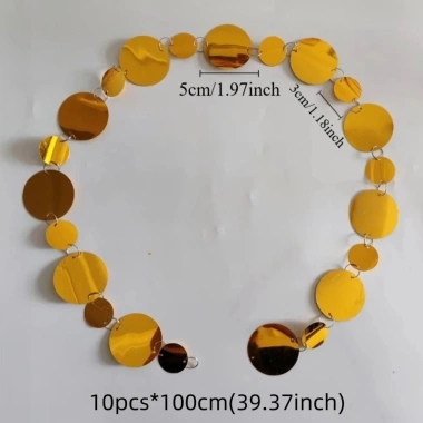 KOPIDA 10 Kim Sa Lấp Lánh Treo Rèm Giấy 1m Đồ Trang Trí Dự Tiệc Giá 105.300đ