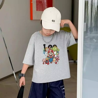 Kotton 100% Mario Thiết Kế - Đầm Tròn Cổ Tay Lửng Mùa Hè Budak Baju Giá 143.332 VND