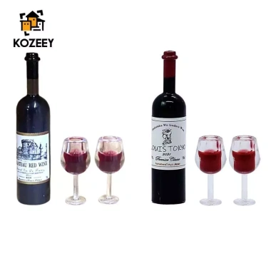 KOZEEY 1/12 Bộ phụ kiện Nhà Búp Bê: Thu Nhỏ Chai Rượu, Kính Uống, Ly Cảnh - Giá chỉ 44.000đ 3 KOZEEY 1/12 Bộ phụ kiện Nhà Búp Bê: Thu Nhỏ Chai Rượu, Kính Uống, Ly Cảnh - Giá chỉ 44.000đ 3