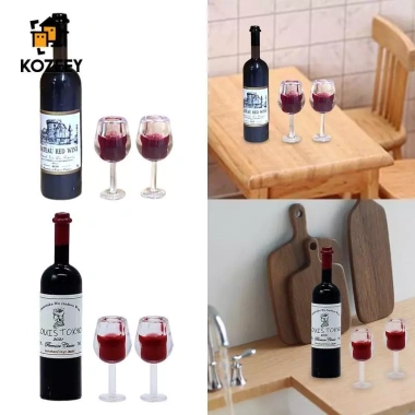 KOZEEY 1/12 Bộ phụ kiện Nhà Búp Bê: Thu Nhỏ Chai Rượu, Kính Uống, Ly Cảnh - Giá chỉ 44.000đ 7 KOZEEY 1/12 Bộ phụ kiện Nhà Búp Bê: Thu Nhỏ Chai Rượu, Kính Uống, Ly Cảnh - Giá chỉ 44.000đ 7