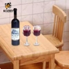 KOZEEY 1/12 Bộ phụ kiện Nhà Búp Bê: Thu Nhỏ Chai Rượu, Kính Uống, Ly Cảnh - Giá chỉ 44.000đ 9