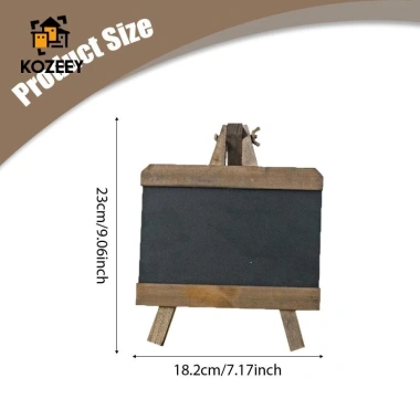 KOZEEY Bảng Phấn Gỗ Đen - Bàn Ghi Nhớ Trang Trí Nhà Nhỏ, Menu Quán Bar Café, Giá Ưu Đãi 122k 9