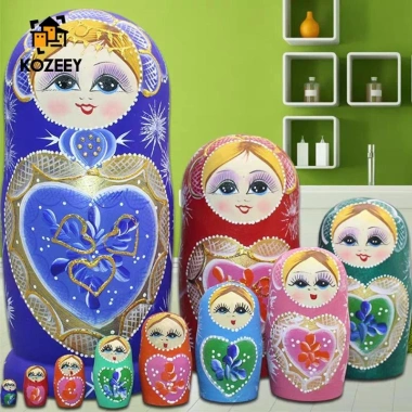 Kozeey Búp Bê Nga Gỗ Cao Cấp - Đồ Chơi An Toàn, Giá Khuyến Mãi 400.400₫ Kozeey Búp Bê Nga Gỗ Cao Cấp - Đồ Chơi An Toàn, Giá Khuyến Mãi 400.400₫