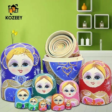 Kozeey Búp Bê Nga Gỗ Cao Cấp - Đồ Chơi An Toàn, Giá Khuyến Mãi 400.400₫ 3 Kozeey Búp Bê Nga Gỗ Cao Cấp - Đồ Chơi An Toàn, Giá Khuyến Mãi 400.400₫ 3