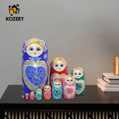 Kozeey Búp Bê Nga Gỗ Cao Cấp - Đồ Chơi An Toàn, Giá Khuyến Mãi 400.400₫ 4 Kozeey Búp Bê Nga Gỗ Cao Cấp - Đồ Chơi An Toàn, Giá Khuyến Mãi 400.400₫ 4