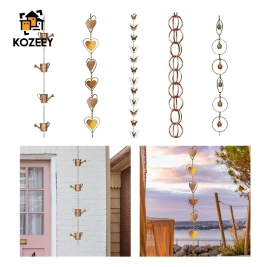 KOZEEY Dây Xích Nước Mưa Kim Loại – Thay Thế Máng Xối, Dùng Cho Mái, Sân, Gazebo, Giá 220.000 (Giảm 59.400) KOZEEY Dây Xích Nước Mưa Kim Loại – Thay Thế Máng Xối, Dùng Cho Mái, Sân, Gazebo, Giá 220.000 (Giảm 59.400)