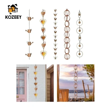 KOZEEY Dây Xích Nước Mưa Kim Loại – Thay Thế Máng Xối, Dùng Cho Mái, Sân, Gazebo, Giá 220.000 (Giảm 59.400) 3 KOZEEY Dây Xích Nước Mưa Kim Loại – Thay Thế Máng Xối, Dùng Cho Mái, Sân, Gazebo, Giá 220.000 (Giảm 59.400) 3