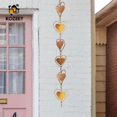 KOZEEY Dây Xích Nước Mưa Kim Loại – Thay Thế Máng Xối, Dùng Cho Mái, Sân, Gazebo, Giá 220.000 (Giảm 59.400) 4 KOZEEY Dây Xích Nước Mưa Kim Loại – Thay Thế Máng Xối, Dùng Cho Mái, Sân, Gazebo, Giá 220.000 (Giảm 59.400) 4