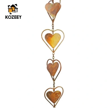 KOZEEY Dây Xích Nước Mưa Kim Loại – Thay Thế Máng Xối, Dùng Cho Mái, Sân, Gazebo, Giá 220.000 (Giảm 59.400) 6 KOZEEY Dây Xích Nước Mưa Kim Loại – Thay Thế Máng Xối, Dùng Cho Mái, Sân, Gazebo, Giá 220.000 (Giảm 59.400) 6