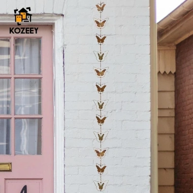 KOZEEY Dây Xích Nước Mưa Kim Loại – Thay Thế Máng Xối, Dùng Cho Mái, Sân, Gazebo, Giá 220.000 (Giảm 59.400) 8 KOZEEY Dây Xích Nước Mưa Kim Loại – Thay Thế Máng Xối, Dùng Cho Mái, Sân, Gazebo, Giá 220.000 (Giảm 59.400) 8