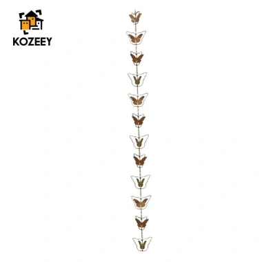 KOZEEY Dây Xích Nước Mưa Kim Loại – Thay Thế Máng Xối, Dùng Cho Mái, Sân, Gazebo, Giá 220.000 (Giảm 59.400) 12 KOZEEY Dây Xích Nước Mưa Kim Loại – Thay Thế Máng Xối, Dùng Cho Mái, Sân, Gazebo, Giá 220.000 (Giảm 59.400) 12