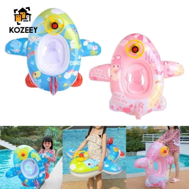 Kozeey Ghế Phao Bơi Trẻ Em Vòng Tròn, Bơm Hơi Có Vô Lăng - Giá 149k