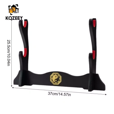 KOZEEY Giá đỡ thanh kiếm gỗ phong cách Trung Quốc - Trưng bày máy tính, dành cho học & khách, giảm 18% 7