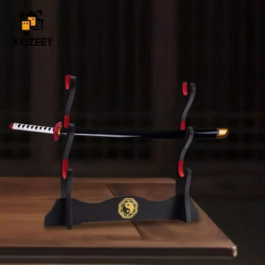 KOZEEY Giá đỡ thanh kiếm gỗ phong cách Trung Quốc - Trưng bày máy tính, dành cho học & khách, giảm 18% 9