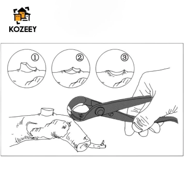 Kozeey Kéo Kìm Cắt Cây Cảnh Thân Cây Dụng Cụ Tỉa Đa Năng Cho Vườn Sân Thu Hoạch Hoa 5