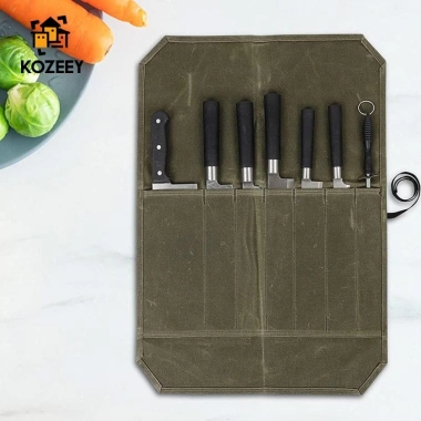 KOZEEY Túi Đầu Bếp Di Động Cuộn - Bảo Quản Dụng Cụ Nấu Ăn, Giá 193.600 VND 5