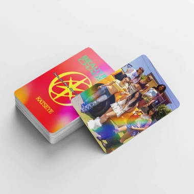 KPOP 124 Thẻ 3D Holographic LOMO - Hộp KATSEYE Photocards - Giá 71,500 VND 3