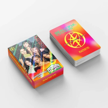 KPOP 124 Thẻ 3D Holographic LOMO - Hộp KATSEYE Photocards - Giá 71,500 VND 6
