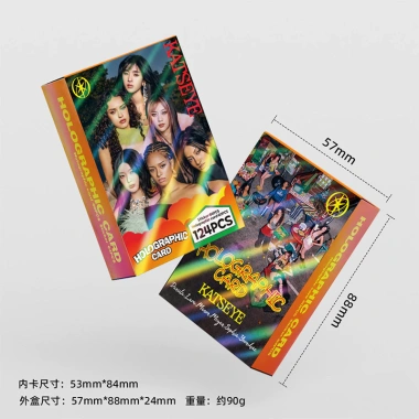 KPOP 124 Thẻ 3D Holographic LOMO - Hộp KATSEYE Photocards - Giá 71,500 VND 8