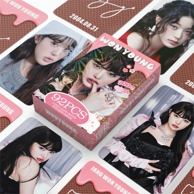KPOP 92 Cái IVE WONYUNG Photocards LOMO Thẻ Sticker - Bộ Sưu Tập Giá Ưu Đãi 66.000₫