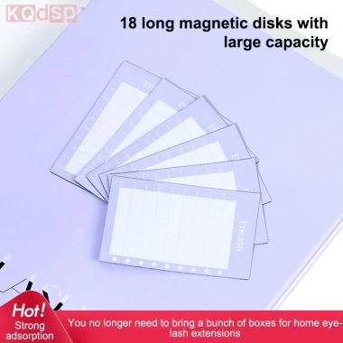 KQdsp Trống Lông Mi Giả Hộp Bảo Quản Tái Sử Dụng - Pallet Lash Du Lịch 80.410 VND