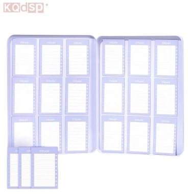 KQdsp Trống Lông Mi Giả Hộp Bảo Quản Tái Sử Dụng - Pallet Lash Du Lịch 80.410 VND