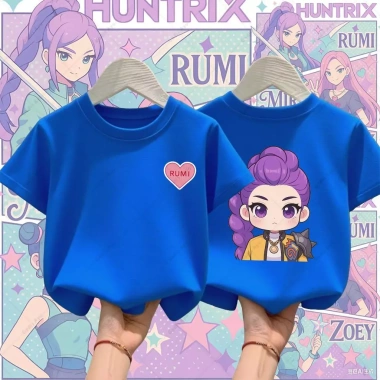 Krew Kapas Áo Thun Rujinu Huntrix Thiết Kế Hunter Nam Bé - Thời Trang Kpop Giá 85.999 VND 8
